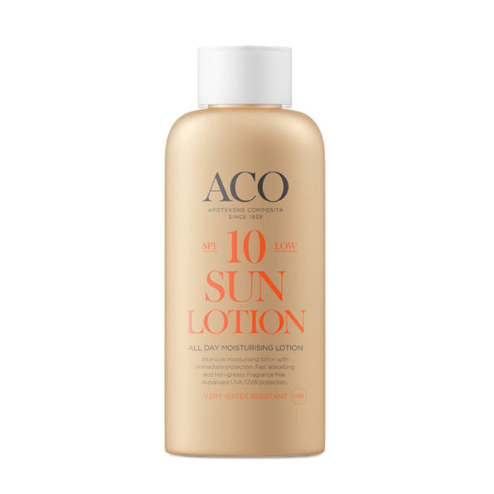 ACO Sun Lotion All Day Moisturising Spf 10 200ml