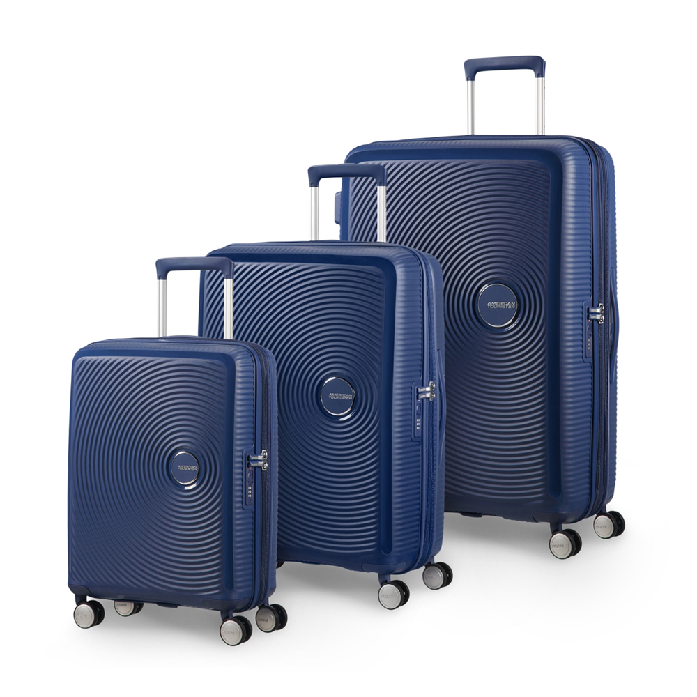 American Tourister Soundbox - 3 Set Blå