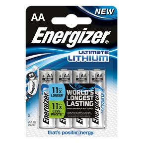 Batteri Energizer Lithium AA, 4/fp