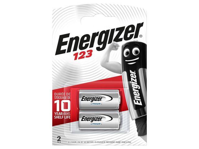 Batteri Energizer Lithium Foto 123, 2/fp