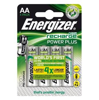 Batteri Energizer Recharge AA, 4/fp