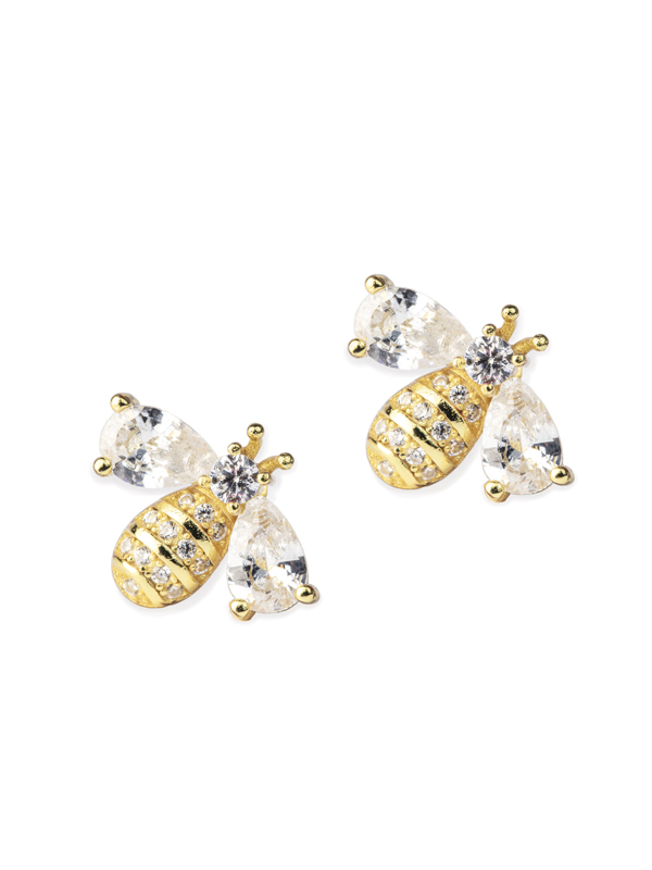 Damsmycke pfg Stockholm NOIR-Bee Earring 54008-07