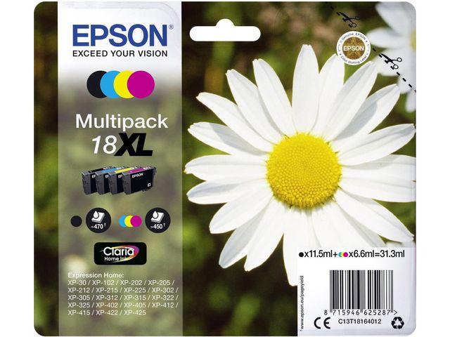 Epson 18XL - 4-pack - XL - svart, gul, cyan