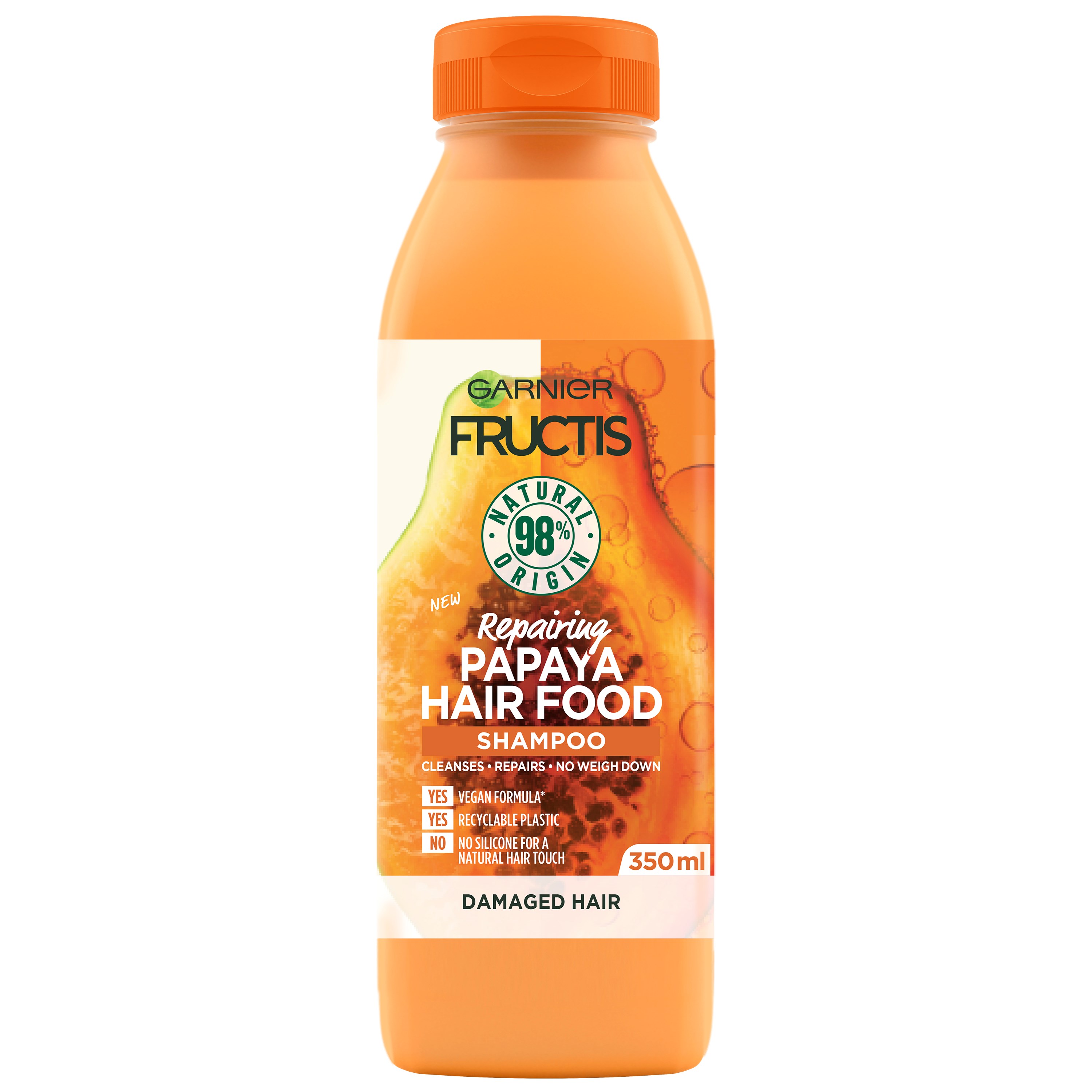 Garnier Fructis Hair Food Shampoo Papaya 350 ml