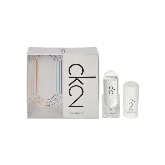 Giftset Calvin Klein CK2 Edt 100ml + Deostick 75ml