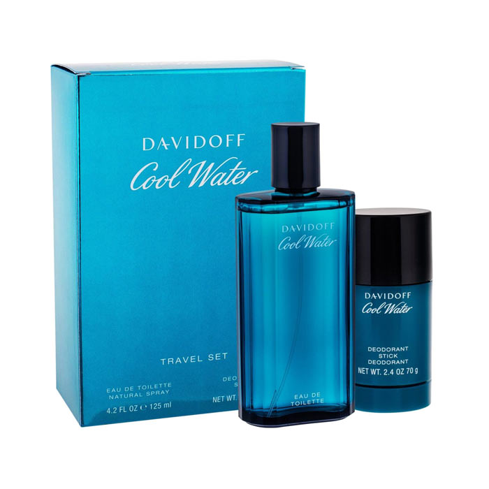 Giftset Davidoff Cool Water Edt 125ml + Deostick 75ml