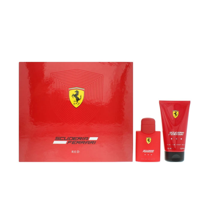 Giftset Scuderia Ferrari Red Edt 75ml