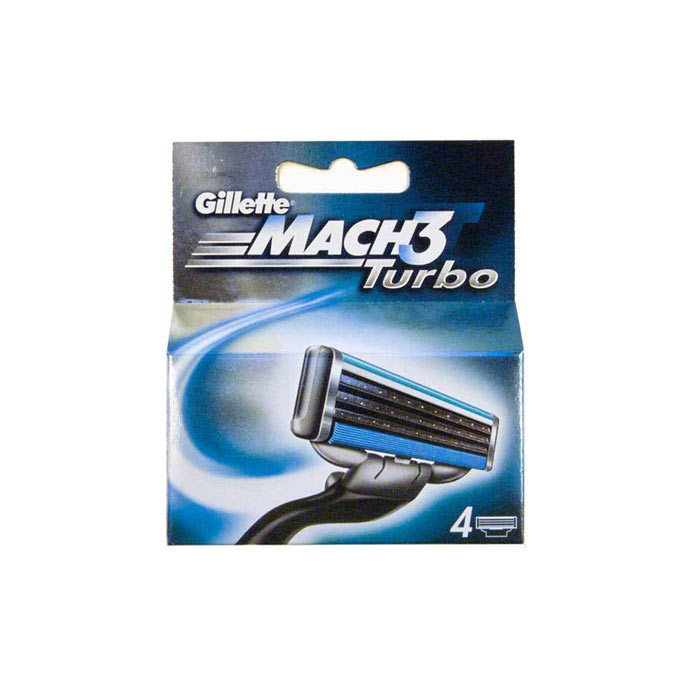 Gillette Mach3 Turbo 4-pack