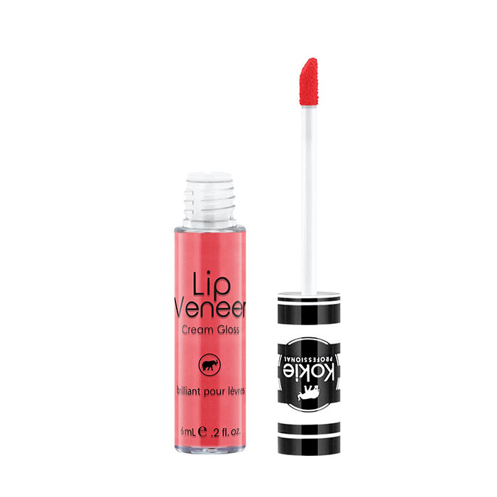 Kokie Lip Veneer Cream Lip Gloss - Tickled Pink