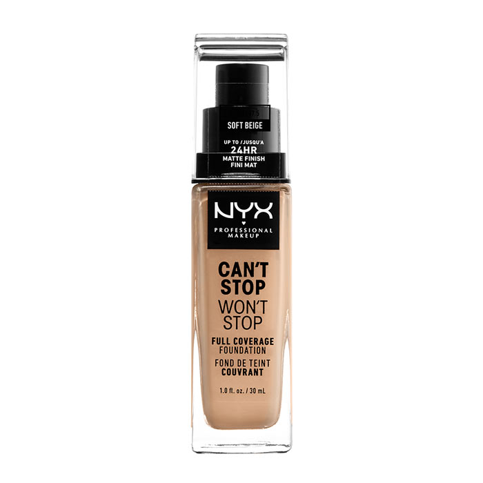 NYX PROF. MAKEUP Can t Stop Won t Stop Foundation - Soft Beige