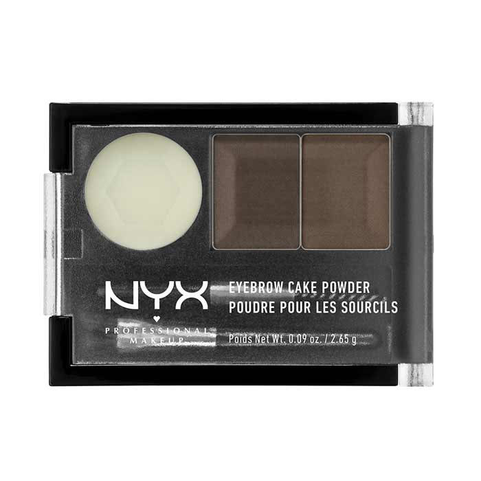 NYX PROF. MAKEUP Eyebrow Cake Dark Brown