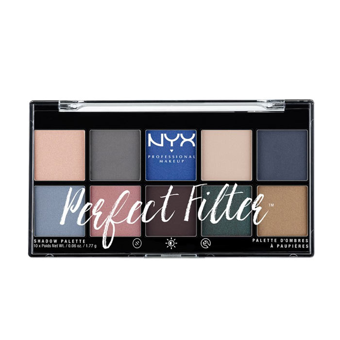 NYX PROF. MAKEUP Perfect Filter Shadow Palette Marine Layer