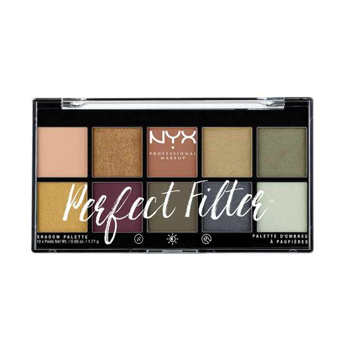 NYX PROF. MAKEUP Perfect Filter Shadow Palette Olive You