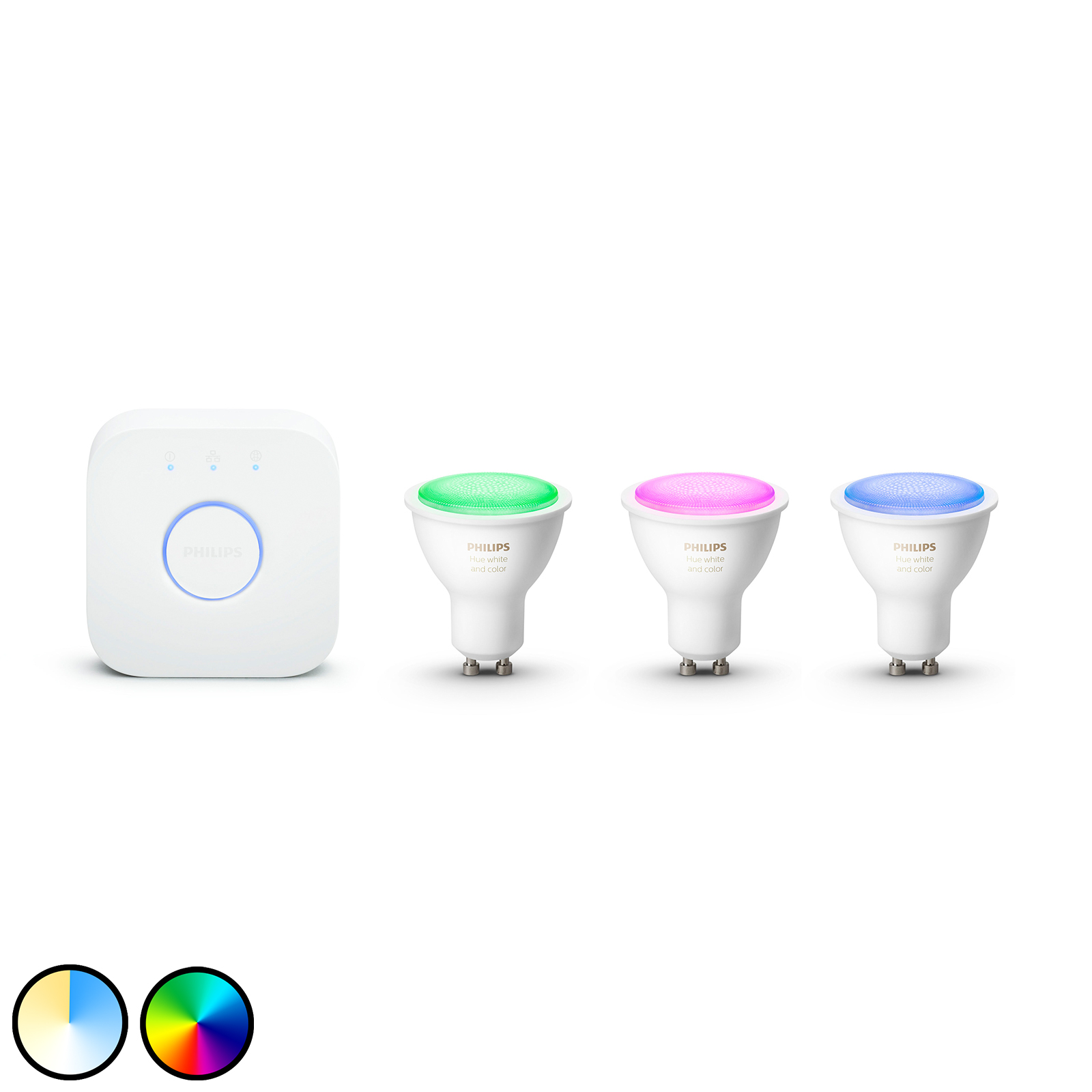 Philips Hue White & Color Ambiance GU10 Starterkit