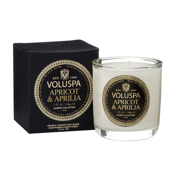 Voluspa Classic Maison Boxed Votive Candle Apricot & Aprilia 85g