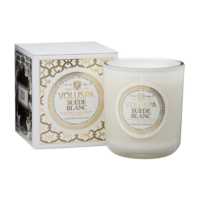 Voluspa Classic Maison Candle Suede Blanc 340g