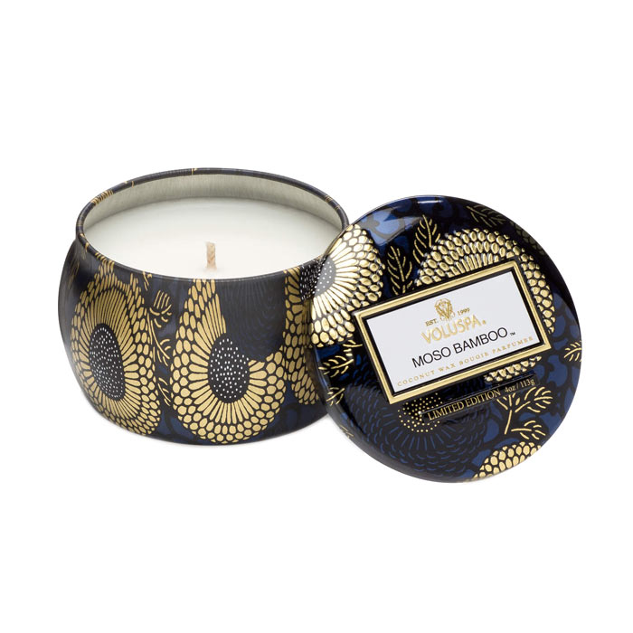 Voluspa Decorative Tin Candle Moso Bamboo 113g