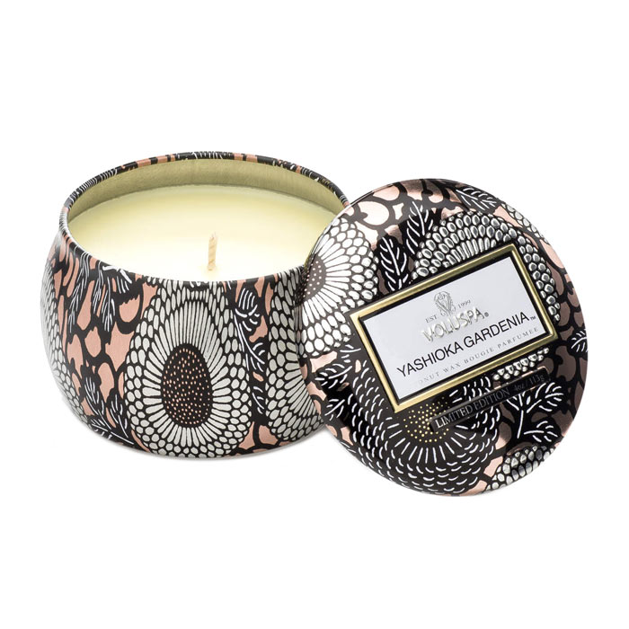 Voluspa Decorative Tin Candle Yashioka Gardenia 113g