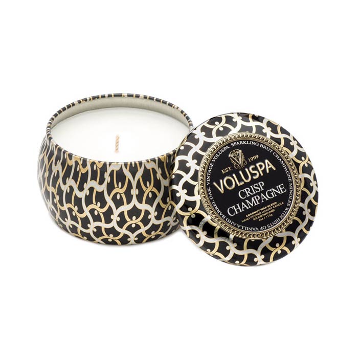 Voluspa Maison Decorative Tin Candle Crisp Champagne 113g