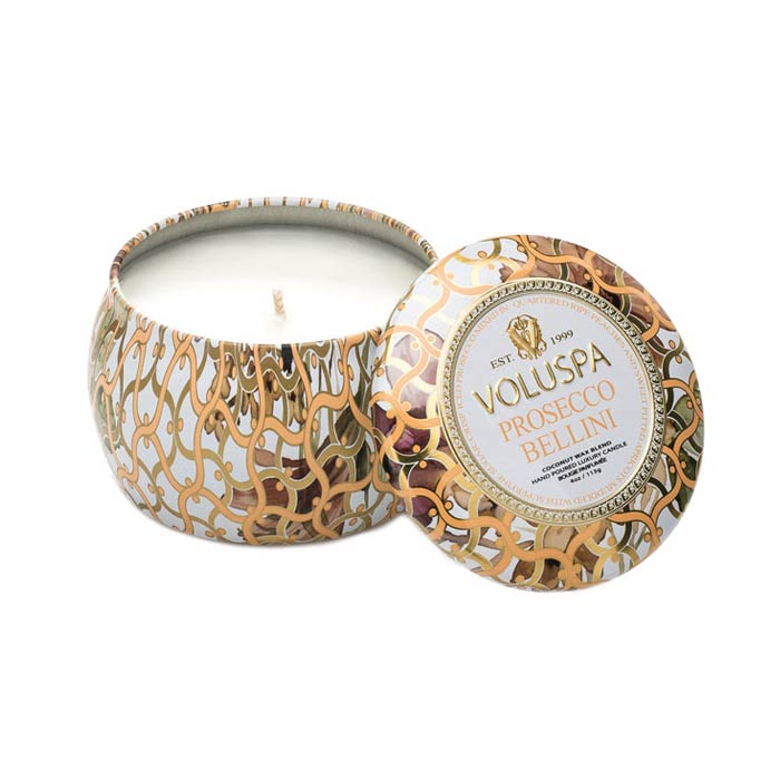 Voluspa Maison Decorative Tin Candle Prosecco Bellini 113g