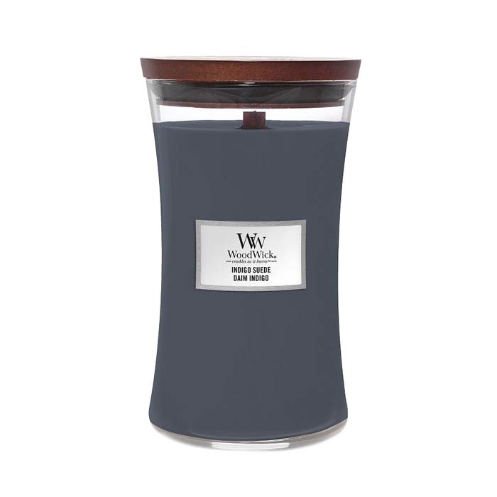 WoodWick Large - Indigo Suede