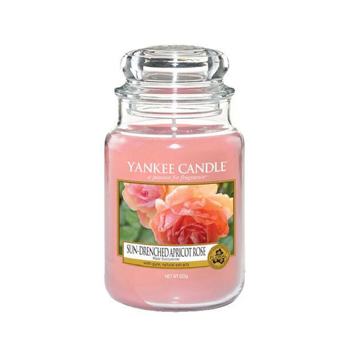 Yankee Candle Classic Large Jar Sun-Drenched Apricot Rose 623g