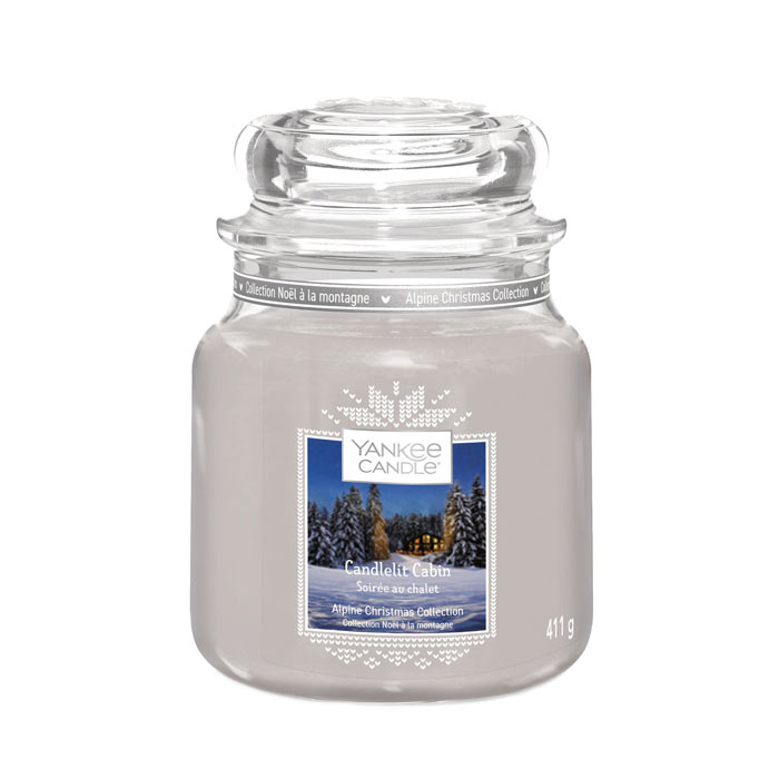 Yankee Candle Classic Medium Jar Candlelit Cabin 411g