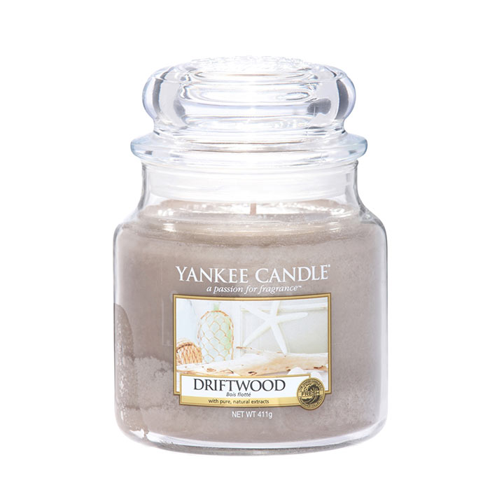 Yankee Candle Classic Medium Jar Driftwood Candle 411g