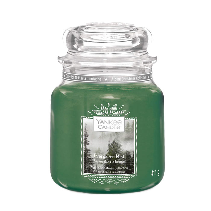 Yankee Candle Classic Medium Jar Evergreen Mist 411g