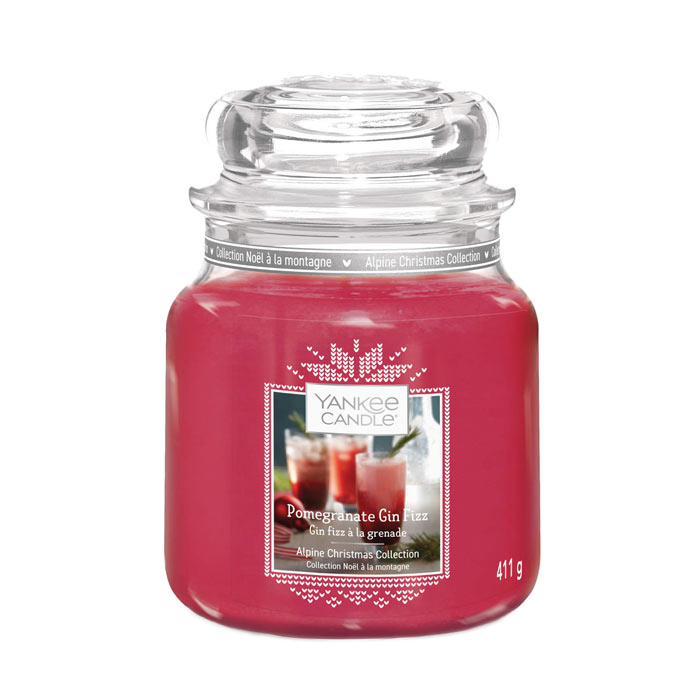 Yankee Candle Classic Medium Jar Pomegrante Gin Fizz 411g