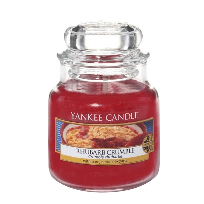 Yankee Candle Classic Medium Jar Rhubarb Crumble Candle 411g