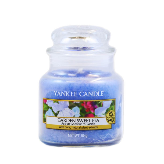 Yankee Candle Classic Small Jar Garden Sweet Pea Candle 104g